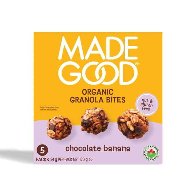 MadeGood Chocolate Banana Granola Minis — 5 Bars