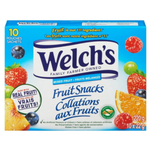 Welch’s Mixed Fruit Snacks — 10 Bag Snack Box, 220 g